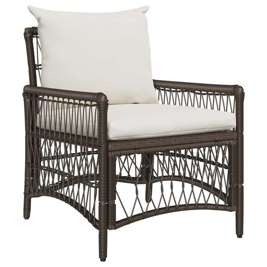 Gartenstuhl Braun 60 x 70 x 78 cm Poly-Rattan