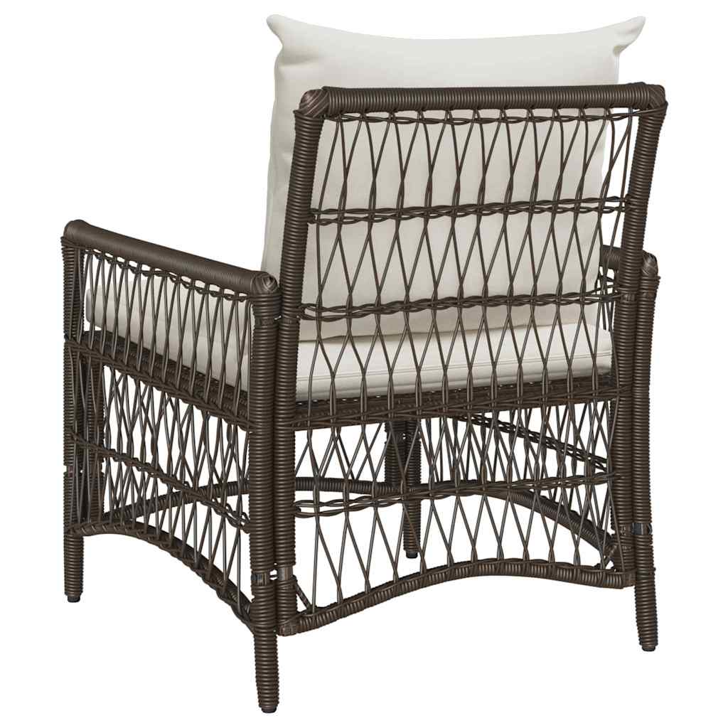 Gartenstuhl Braun 60 x 70 x 78 cm Poly-Rattan