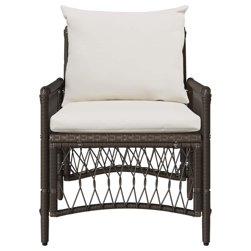 Gartenstuhl Braun 60 x 70 x 78 cm Poly-Rattan