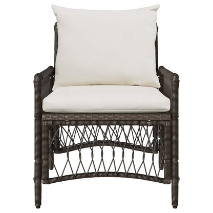 Gartenstuhl Braun 60 x 70 x 78 cm Poly-Rattan