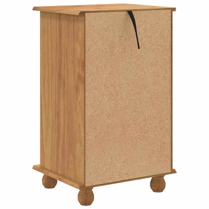 Schubladenkommode Braun 45.8 x 40 x 79 cm Massivholz Kiefer