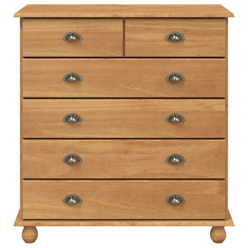 Schubladenkommode mit Schubladen ASKIM Braun 91 x 40 x 95.5 cm