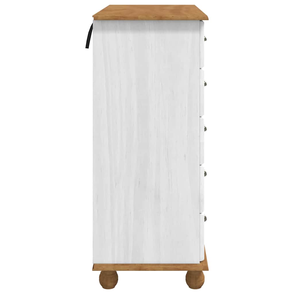 Schubladenkommode mit Schubladen ASKIM Weiß 91 x 40 x 95.5 cm