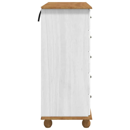 Schubladenkommode mit Schubladen ASKIM Weiß 91 x 40 x 95.5 cm