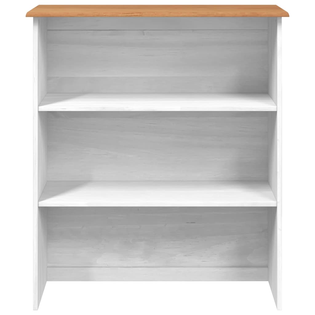 Hutch Weiß 91 x 30 x 104 cm Massivholz Kiefer