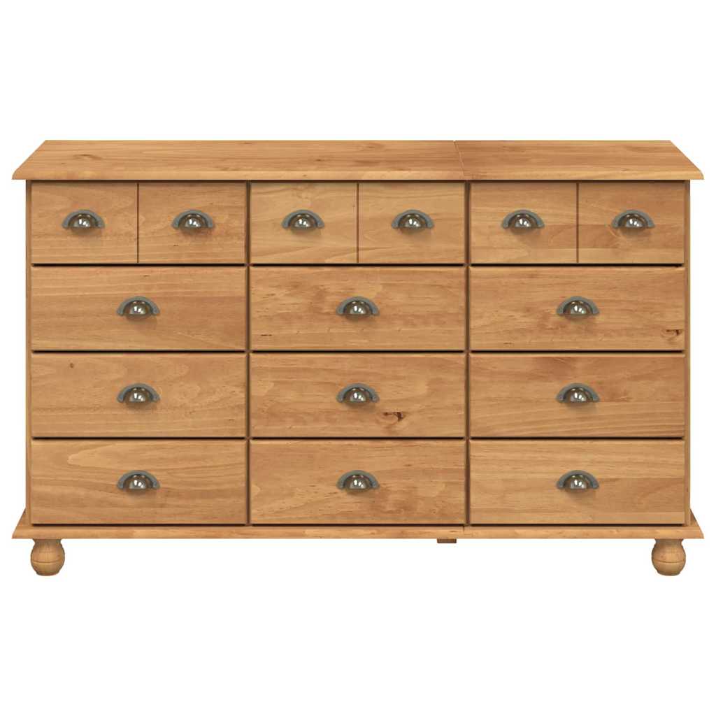 Schubladenkommode mit Schubladen ASKIM Braun 79 x 40 x 133.5 cm