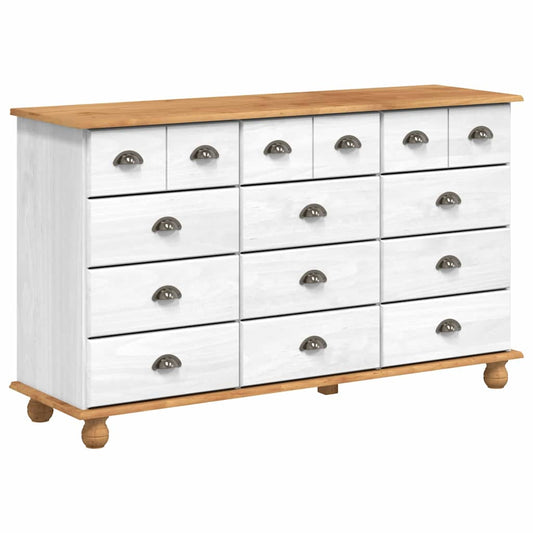 Schubladenkommode mit Schubladen ASKIM Weiß 79 x 40 x 133.5 cm
