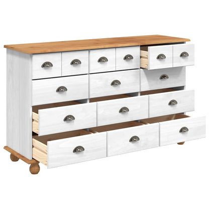Schubladenkommode mit Schubladen ASKIM Weiß 79 x 40 x 133.5 cm