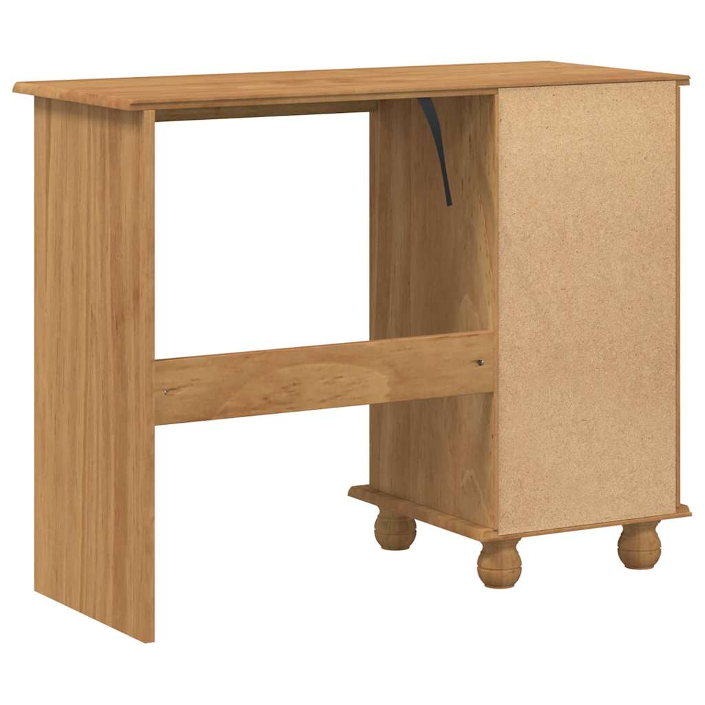 Schreibtisch Braun 95 x 40 x 75 cm Massivholz Kiefer