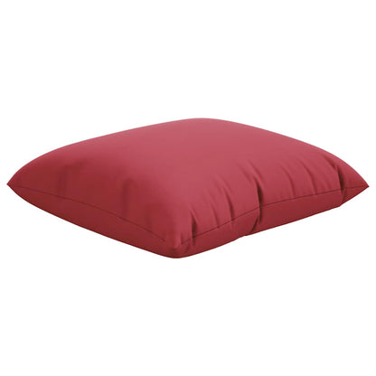 Sofakissen 4 Stk. Weinrot 40x40 cm Stoff