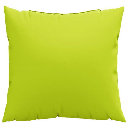 Sofakissen 4 Stk. Knallgrün 40x40 cm Stoff