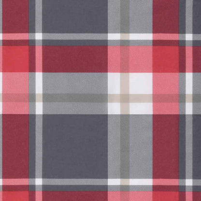 Sofakissen 4 Stk. Rot Karomuster 40x40 cm Stoff