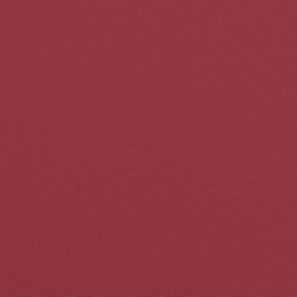 Sofakissen 4 Stk. Weinrot 50x50 cm Stoff