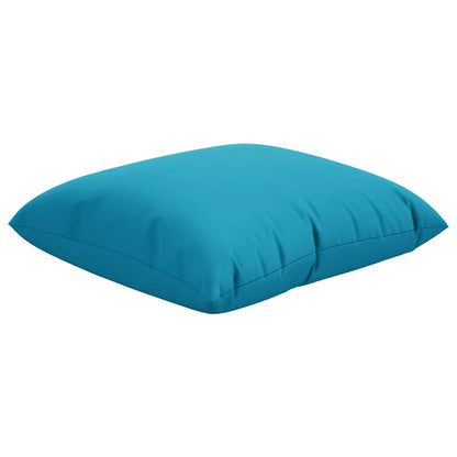 Sofakissen 4 Stk. Blau 60x60 cm Stoff