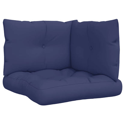 Palettenkissen 3 Stk. Marineblau Oxford-Gewebe