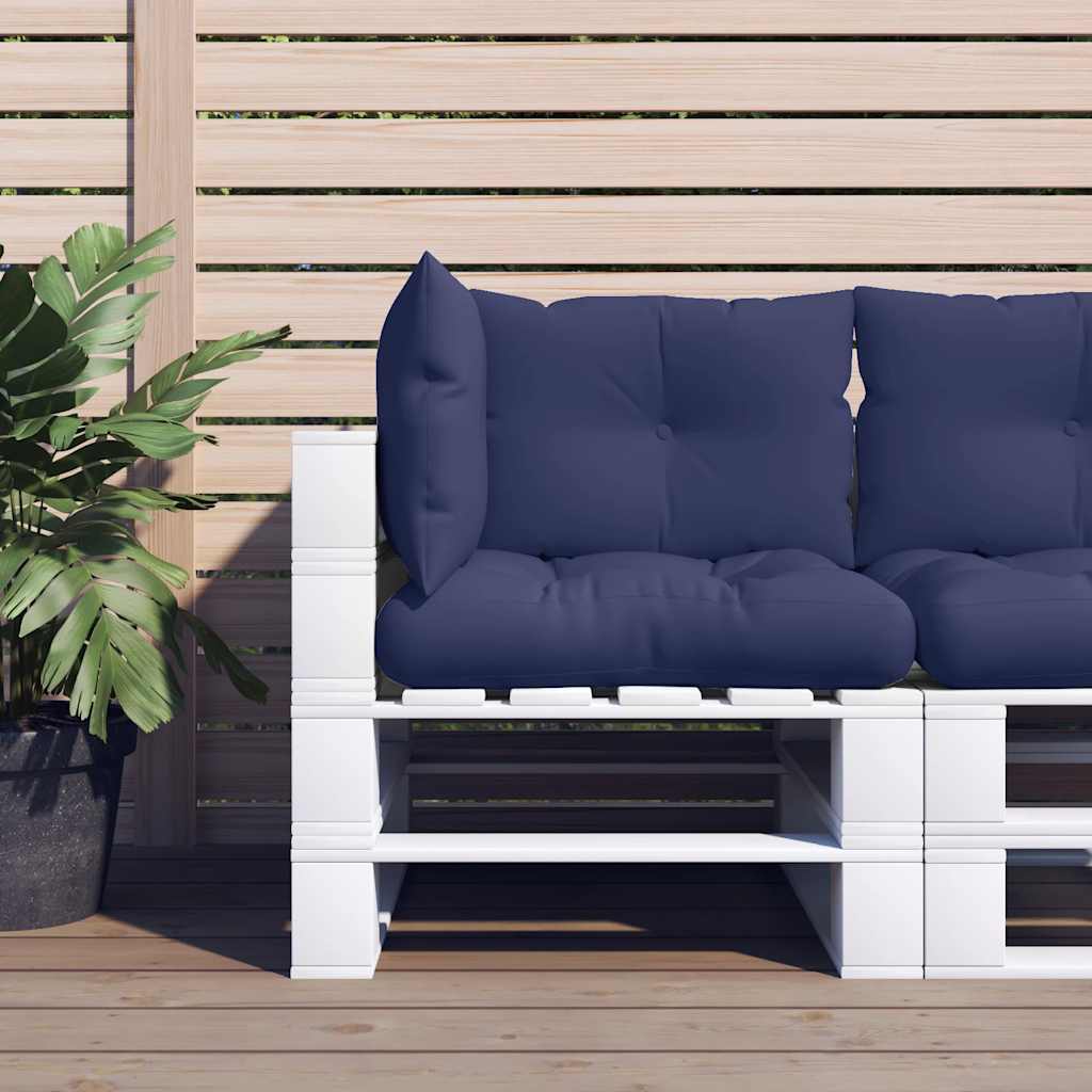Palettenkissen 3 Stk. Marineblau Oxford-Gewebe