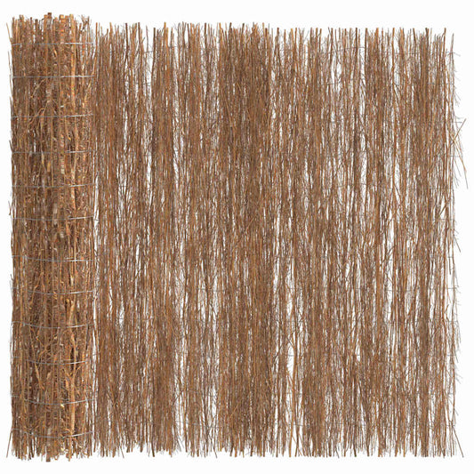 Reisigmattenzaun Braun 400 x 150 cm Bast