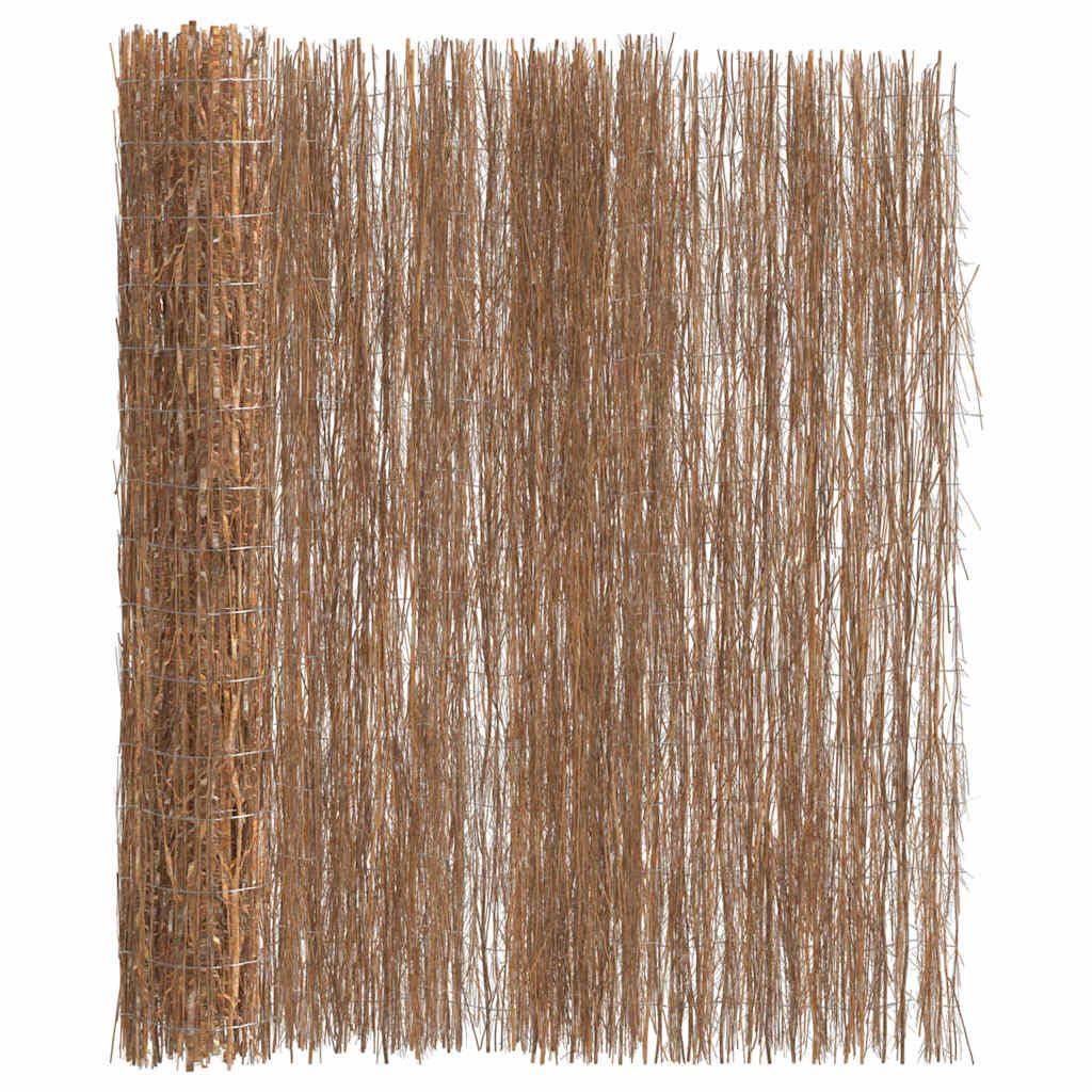 Reisigmattenzaun Braun 400 x 180 cm Bast