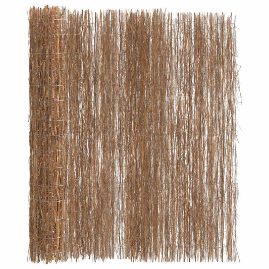 Reisigmattenzaun Braun 400 x 180 cm Bast