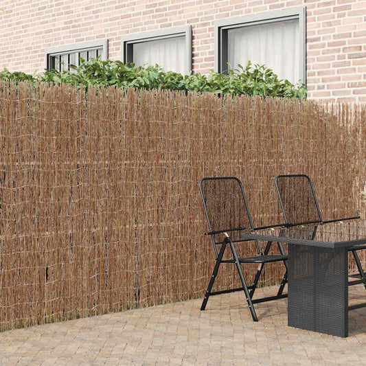 Reisigmattenzaun Braun 600 x 180 cm Bast
