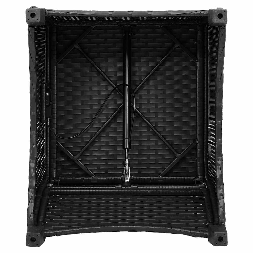 Relaxsessel Schwarz 56 x 66 x 95cm Poly-Rattan