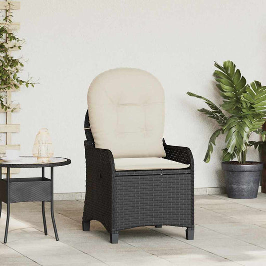 Relaxsessel Schwarz 56 x 66 x 95cm Poly-Rattan