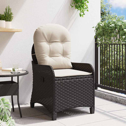 Relaxsessel Schwarz 56 x 66 x 95cm Poly-Rattan