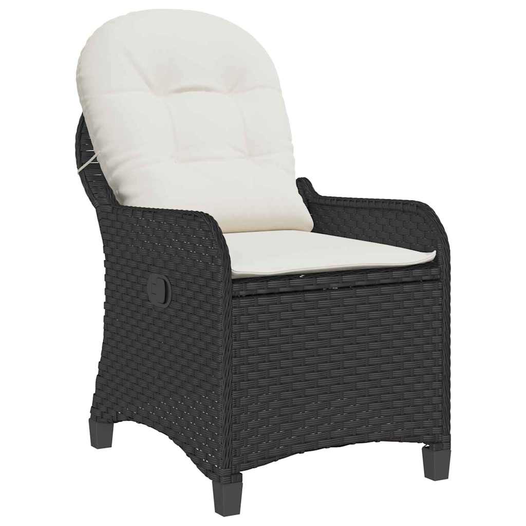 Relaxsessel Schwarz 56 x 66 x 95cm Poly-Rattan