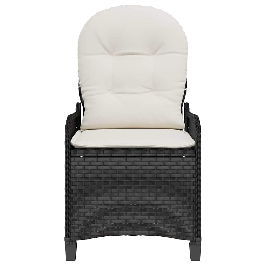 Relaxsessel Schwarz 56 x 66 x 95cm Poly-Rattan