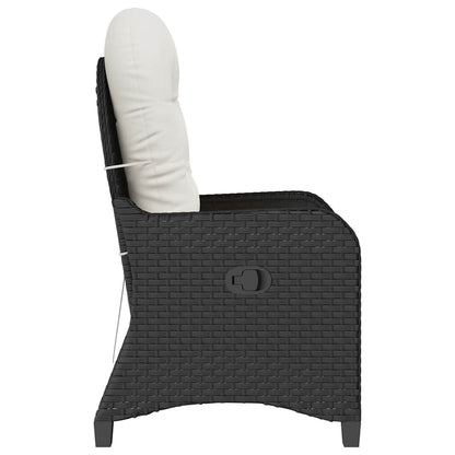 Relaxsessel Schwarz 56 x 66 x 95cm Poly-Rattan