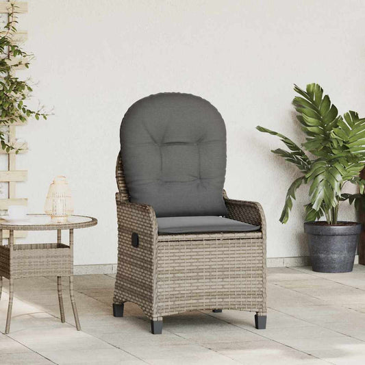 Relaxsessel Grau 56 x 66 x 95cm Poly-Rattan