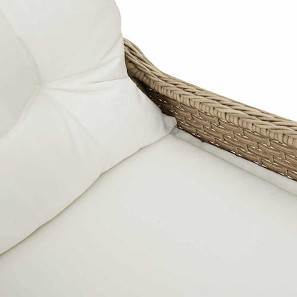 Relaxsessel Beige 56 x 66 x 95cm Poly-Rattan