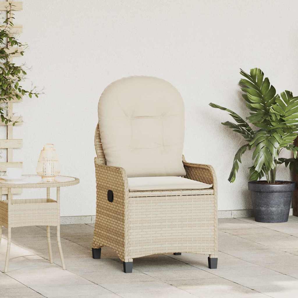Relaxsessel Beige 56 x 66 x 95cm Poly-Rattan