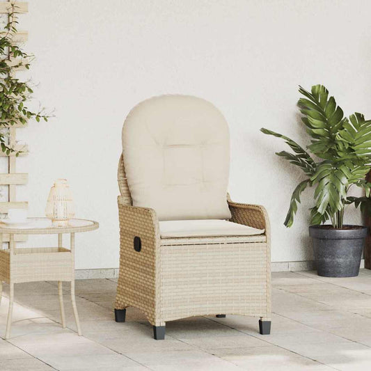 Relaxsessel Beige 56 x 66 x 95cm Poly-Rattan
