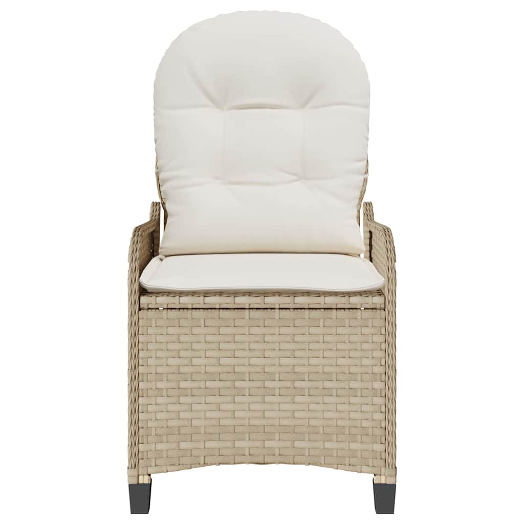 Relaxsessel Beige 56 x 66 x 95cm Poly-Rattan