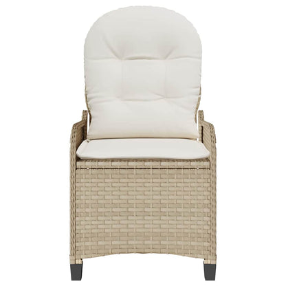 Relaxsessel Beige 56 x 66 x 95cm Poly-Rattan
