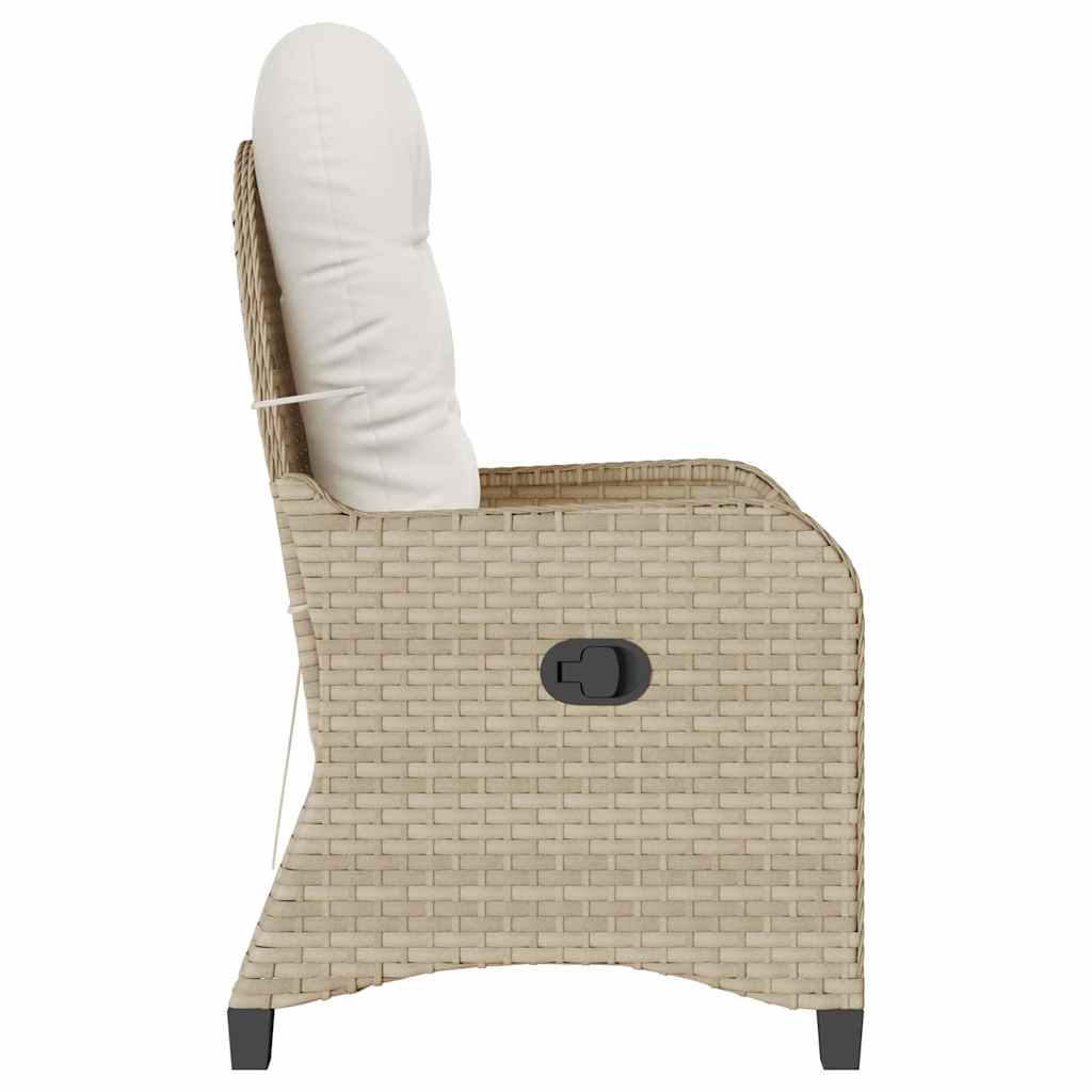 Relaxsessel Beige 56 x 66 x 95cm Poly-Rattan