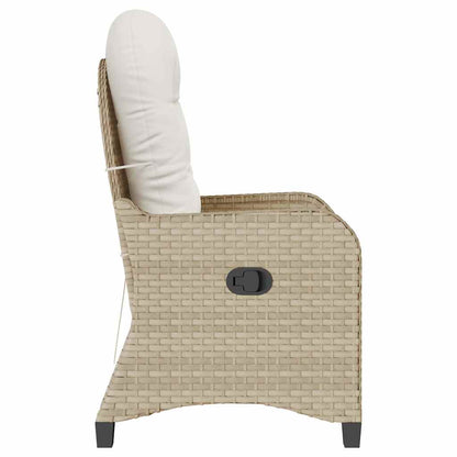 Relaxsessel Beige 56 x 66 x 95cm Poly-Rattan