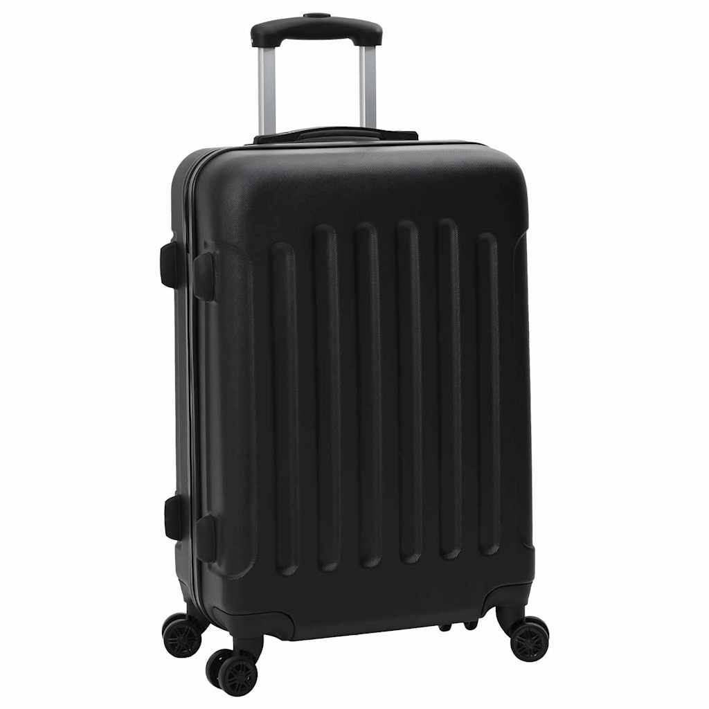 Koffer Set 3 pcs Schwarz 50 x 31 x 78 cm ABS Plastik, Stahl