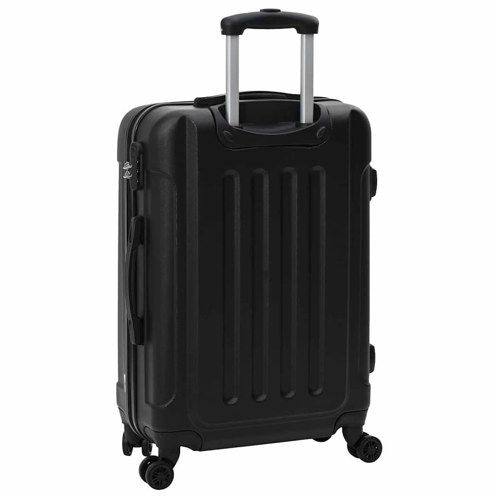 Koffer Set 3 pcs Schwarz 50 x 31 x 78 cm ABS Plastik, Stahl