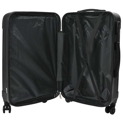 Koffer Set 3 pcs Schwarz 50 x 31 x 78 cm ABS Plastik, Stahl
