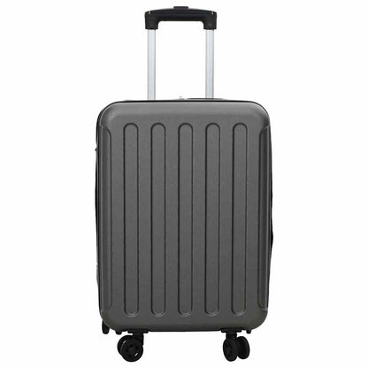 Koffer mit Schloss Dunkelgrau 34 x 23 x 55,5 cm ABS Kunststoff