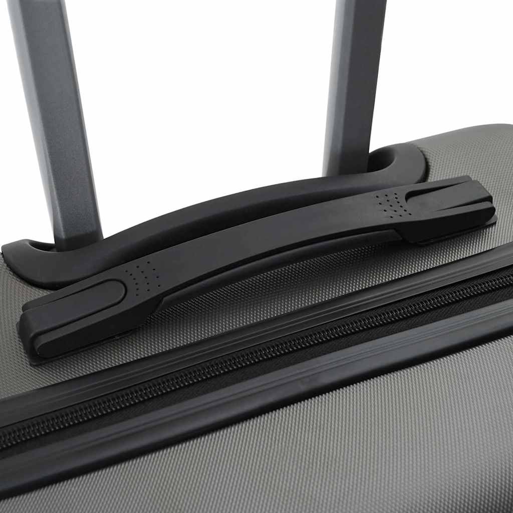 Koffer Set 3 pcs Dunkelgrau 50 x 31 x 78 cm ABS Plastik, Stahl