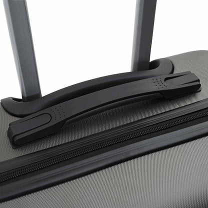 Koffer Set 3 pcs Dunkelgrau 50 x 31 x 78 cm ABS Plastik, Stahl