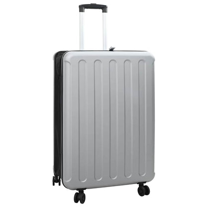 Koffer mit Schloss Silber 50 x 30 x 76 cm ABS Kunststoff