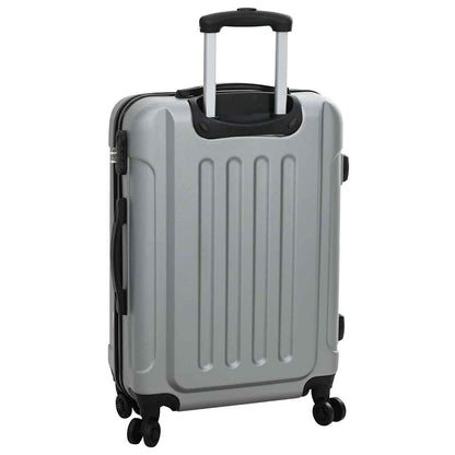 Koffer Set 3 pcs Silber 50 x 31 x 78 cm ABS Plastik, Stahl