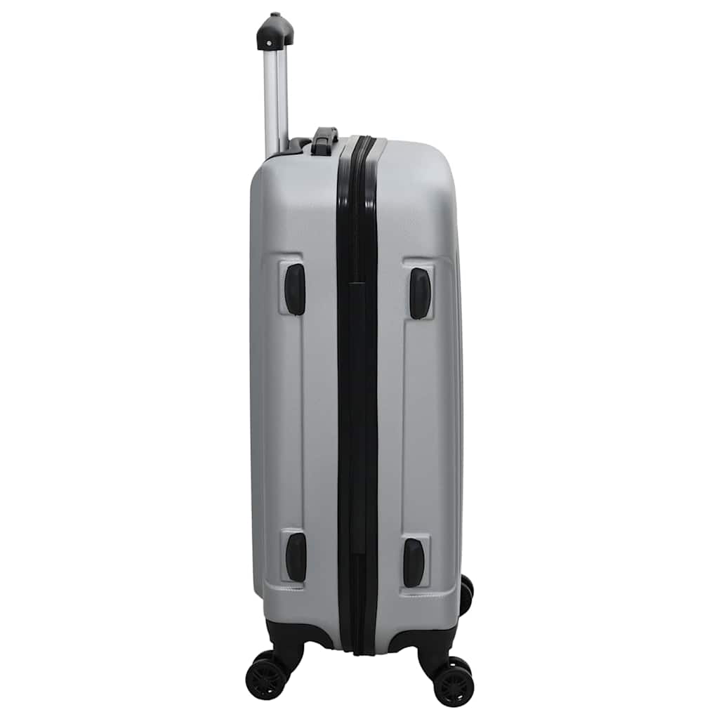 Koffer Set 3 pcs Silber 50 x 31 x 78 cm ABS Plastik, Stahl