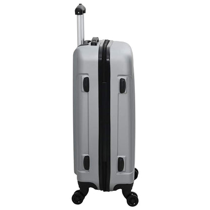 Koffer Set 3 pcs Silber 50 x 31 x 78 cm ABS Plastik, Stahl