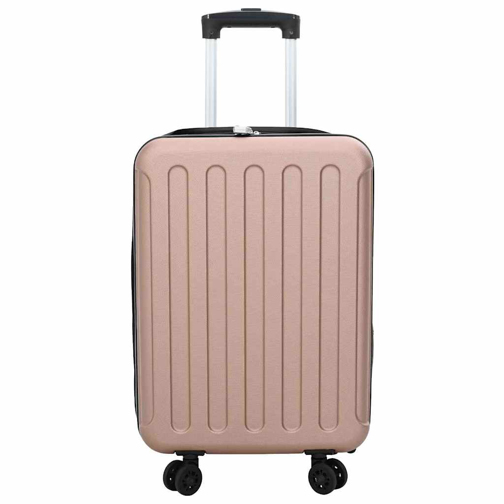 Koffer mit Schloss Rotgolden 34 x 23 x 55,5 cm ABS Kunststoff