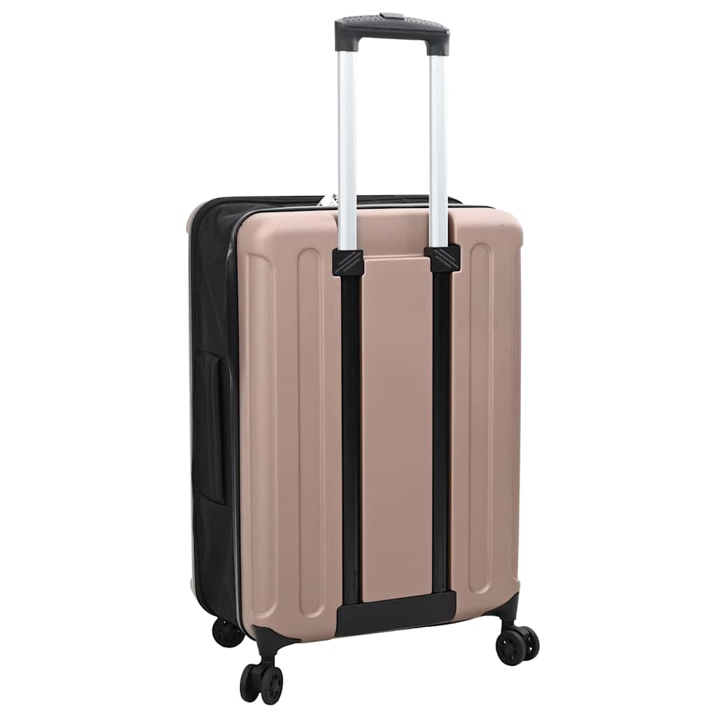 Koffer mit Schloss Rotgolden 43 x 27 x 66 cm ABS Kunststoff